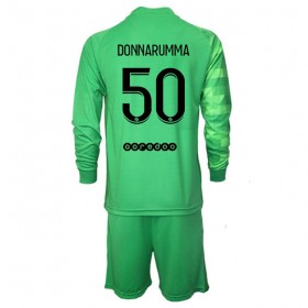 Fußballtrikots Paris Saint-Germain Torwart Gianluigi Donnarumma 50 Kinder 2021-2022 Langarm Ausweichtrikot kaufen